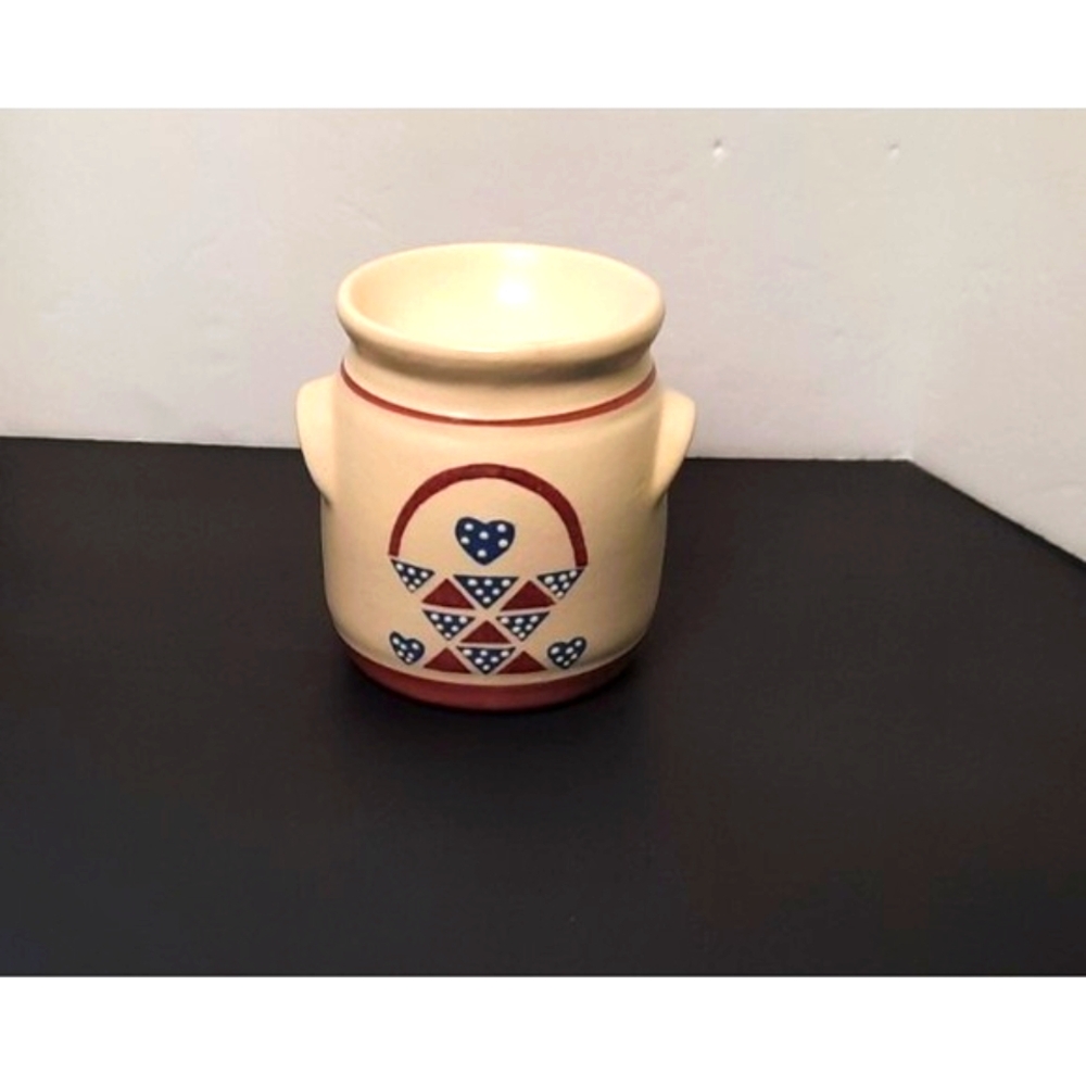 VTG Cape Cod Pottery Wax Warmer Americana Country Style